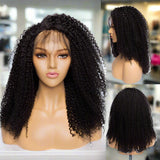 Afro Curly Lace Front Human Hair Wig