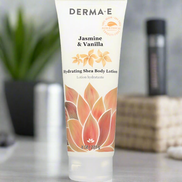 DERMA E: Jasmine & Vanilla Hydrating Shea Body Lotion