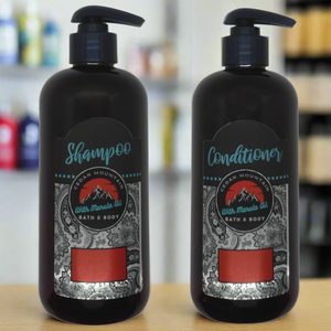 Cedar Mountain: Frankincense Scented Marula Oil Shampoo and Conditioner