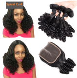 Curly Spiral Bundles with 4x4 Closure