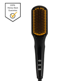 Professional Hair Straightener Brush Electric Hot Comb Negative Ion