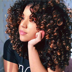 Curly Synthetic Obmbre Wig